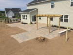 Arbor and hardscaped patio installation

Installed by Aaron of Landscape Solutions. Rochester NY. 14616

585-342-5296