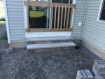 Process of building patio and steps image.

Installed by Aaron of Landscape Solutions. Rochester NY. 14616

585-342-5296